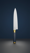 Stainless Steel Chef’s Knife with Gold Accent