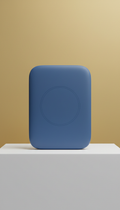 Blue wireless charging pad