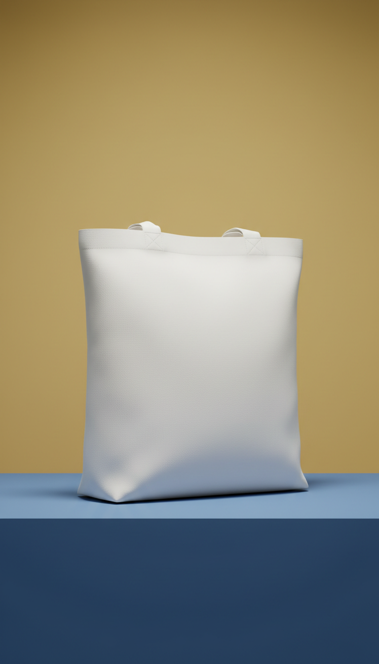 Cloud white multipurpose tote bag