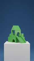 Fresh green modular kids’ toy set